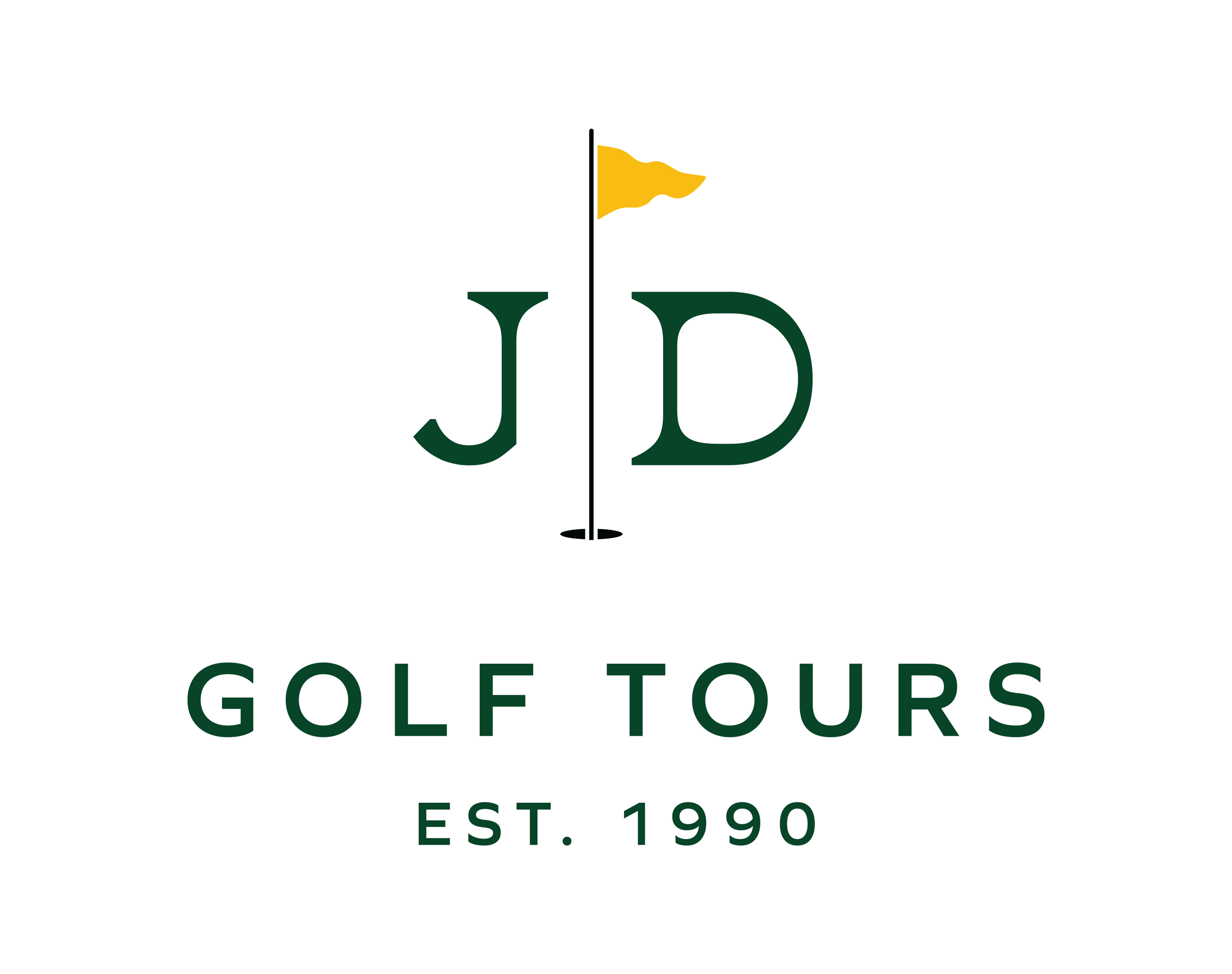 JD Golf Tours of Ireland & Scotland  Logo